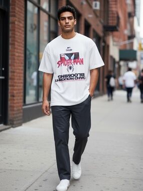 Spider-Man Civil Regime Graphic Tee – Size Medium